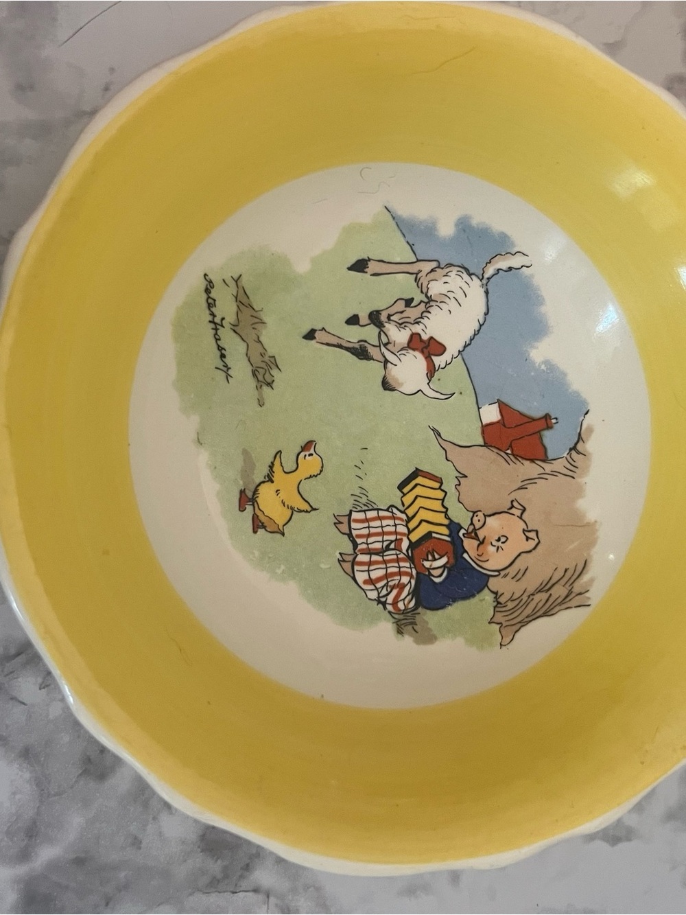 Vintage James Kent Animal Frolics Nursery Bowl